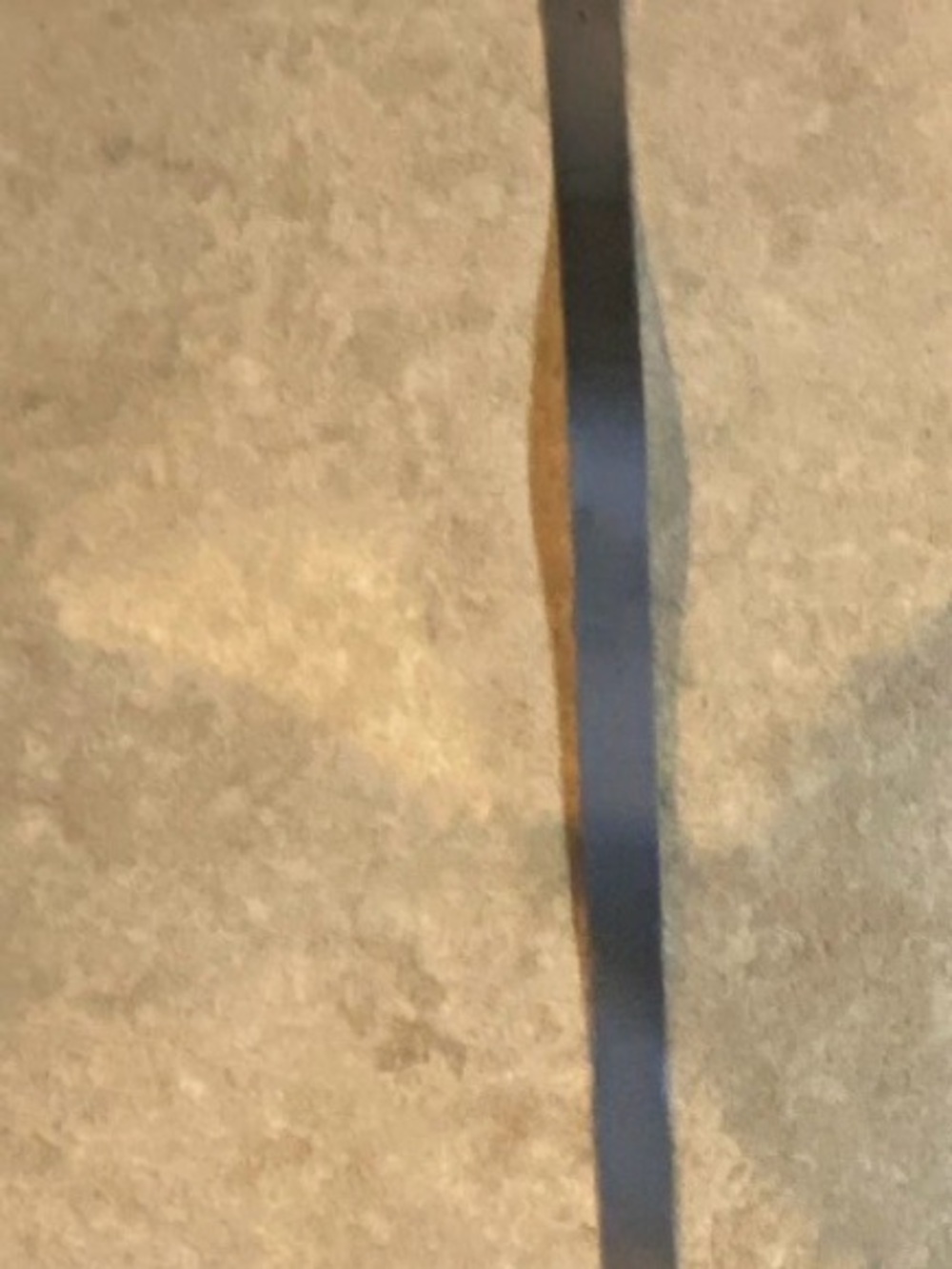 kate spade black Slim Leather Belt 32MM S